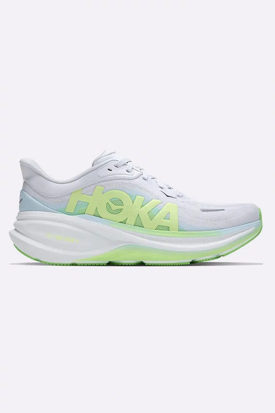 Tênis Hoka Clifton Pro Feminino Branco e Verde