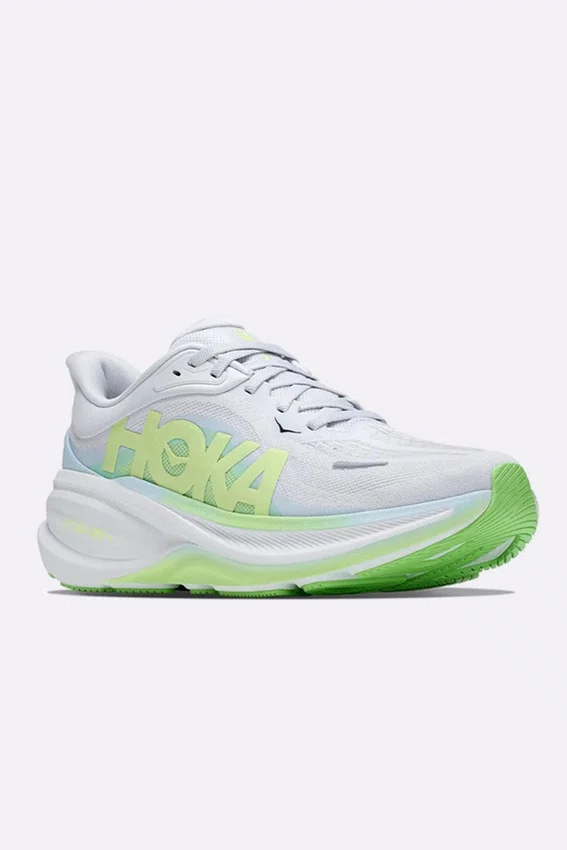 Tênis Hoka Clifton Pro Feminino Branco e Verde