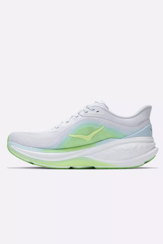 Tênis Hoka Clifton Pro Feminino Branco e Verde