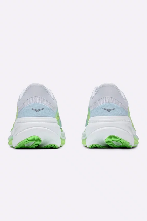 Tênis Hoka Clifton Pro Feminino Branco e Verde