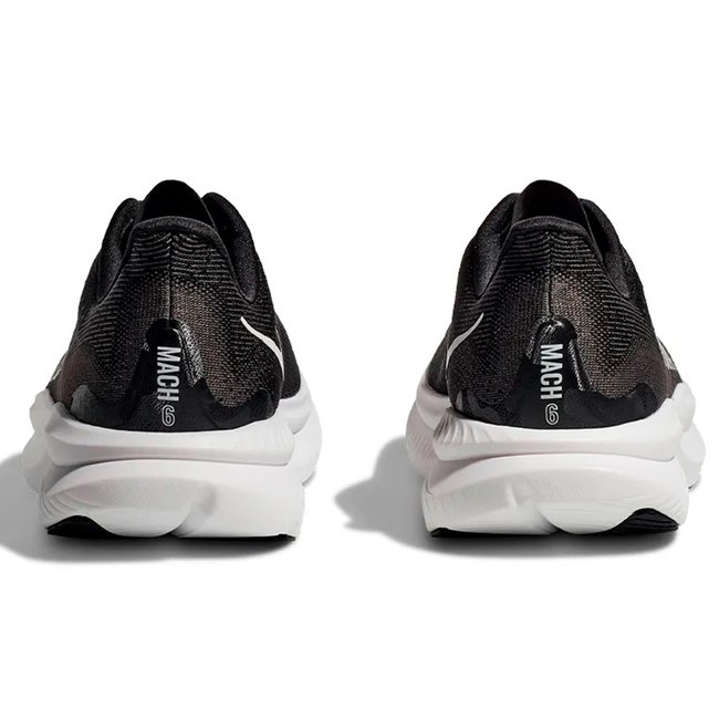 Tênis Hoka Mach 6 Masculino Preto/Branco 
