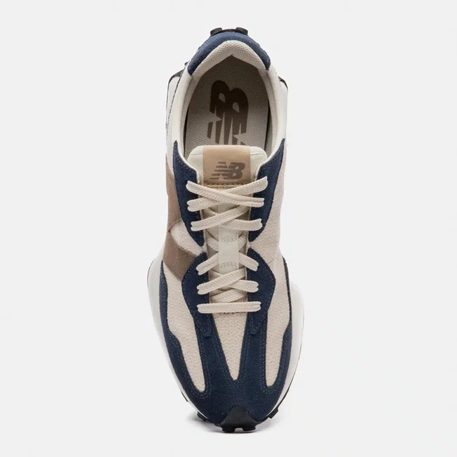 Tênis New Balance 327 v1 Feminino Azul Marinho e Marrom