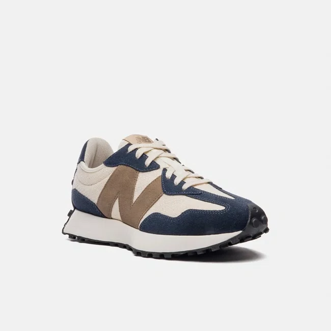 Tênis New Balance 327 v1 Feminino Azul Marinho e Marrom