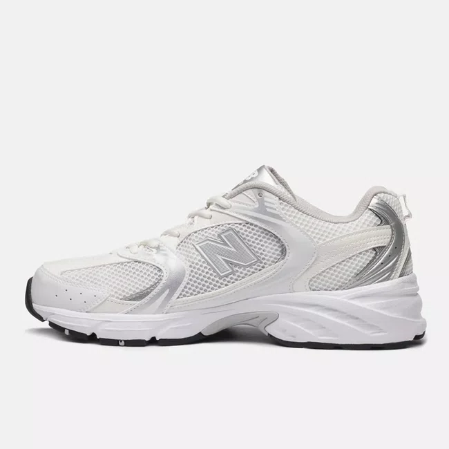 Tênis New Balance 530 Unisex Branco e Prata