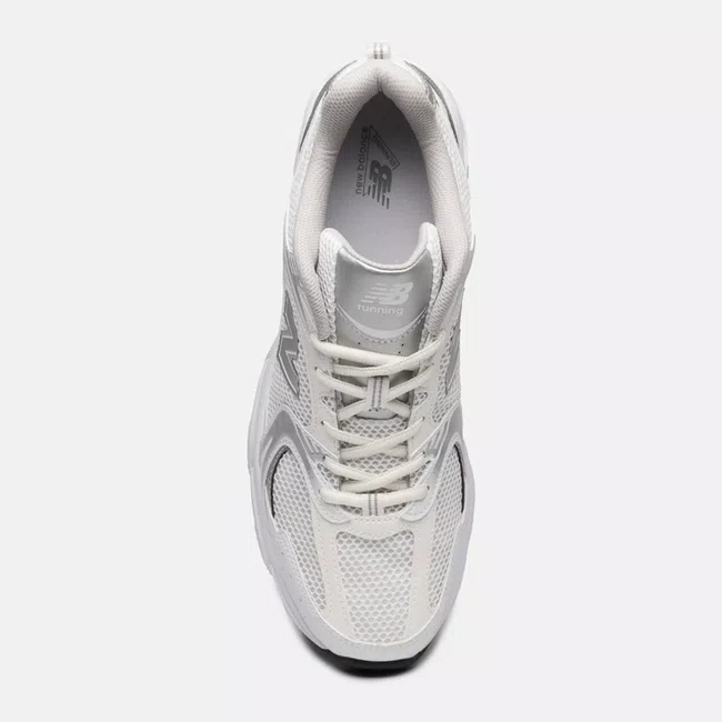 Tênis New Balance 530 Unisex Branco e Prata