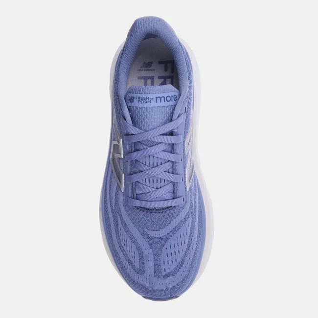 Tênis New Balance Fresh Foam X More V6 Feminino Azul e Prata