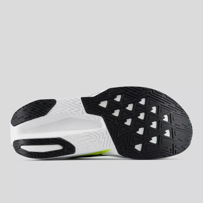 Tênis New Balance FuelCell Rebel v5 Masculino Gelo e Verde Neon