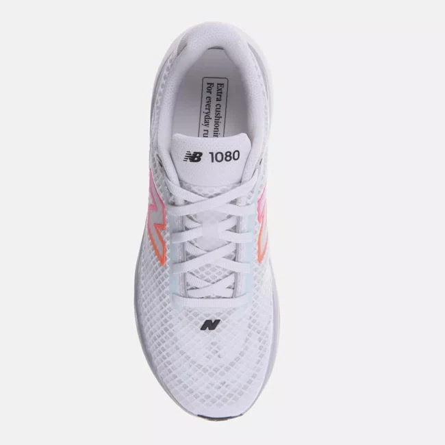 Tênis New Balance 1080v15 Feminino Branco e Rosa