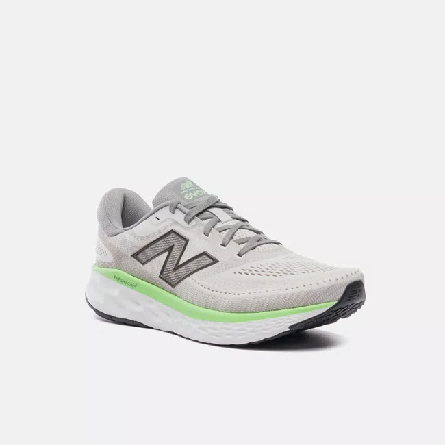 Tênis New Balance Fresh Foam X Evoz v4 Masculino Cinza/Verde
