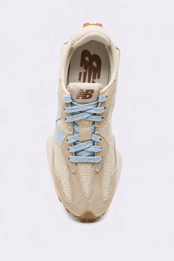 Tênis New Balance 327 v1 Feminino Bege e Azul