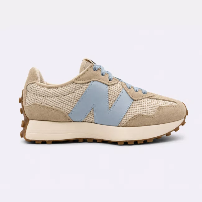 Tênis New Balance 327 v1 Feminino Bege e Azul