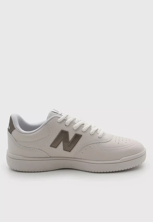 Tênis New Balance BB80 Feminino Bege e Prata Velho
