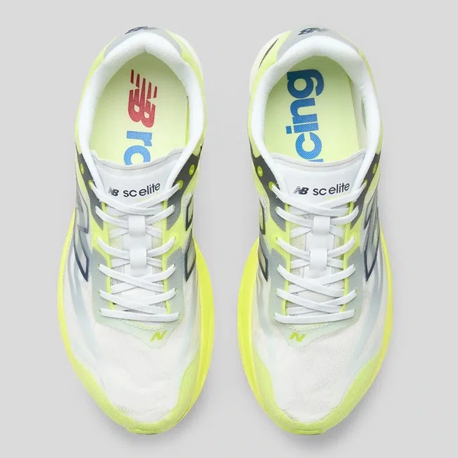 Tênis New Balance SuperComp Elite v6 Masculino Gelo e Verde Neon