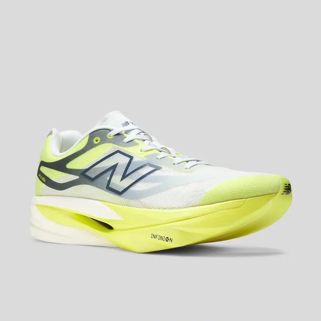 Tênis New Balance SuperComp Elite v6 Masculino Gelo e Verde Neon