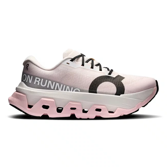 Tênis On Cloudmonster 3 Hyper Feminino Branco e Rosa