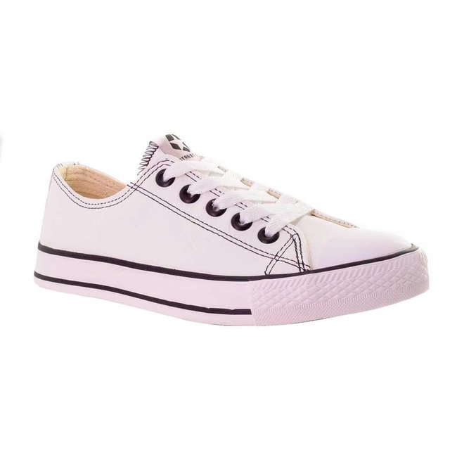 Tênis Street Star Low Couro Unissex Branco