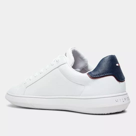 Tênis Tommy Hilfiger Daniel Masculino Branco/Cinza