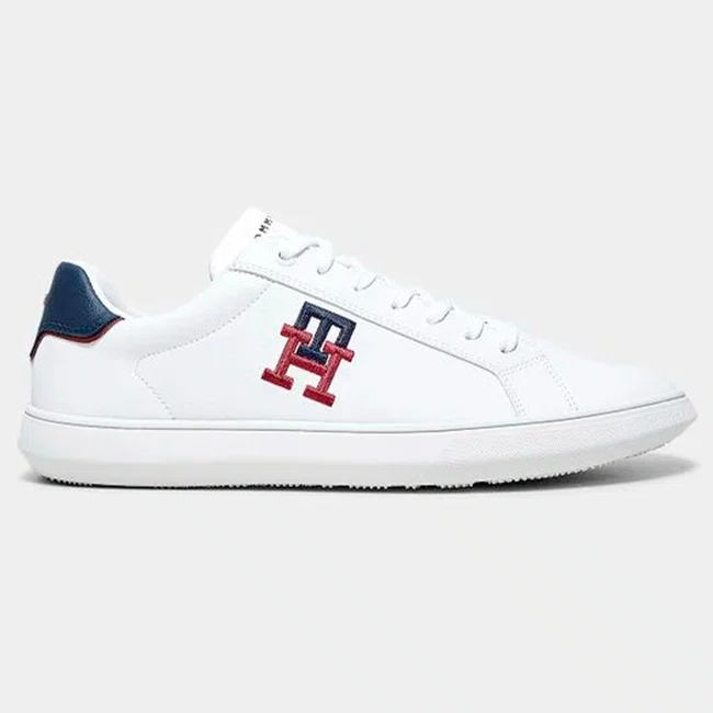 Tênis Tommy Hilfiger Daniel Masculino Branco/Cinza