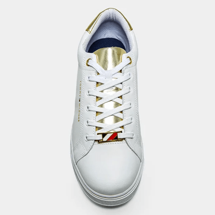 Tênis Tommy Hilfiger Lulu 9Y Feminino Branco