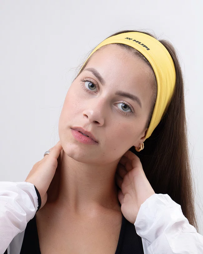 Testeira Headband Amarela HUPI