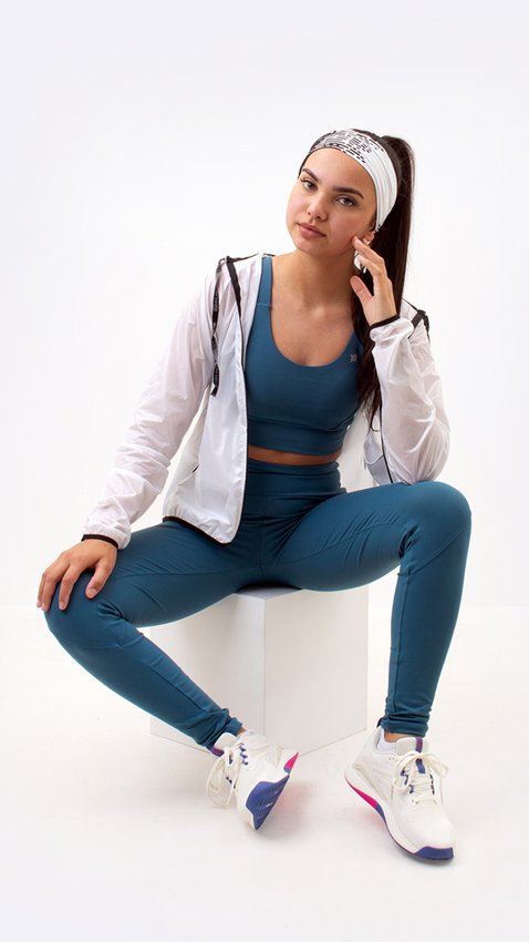 Testeira HeadBand Biometria Branco HUPI