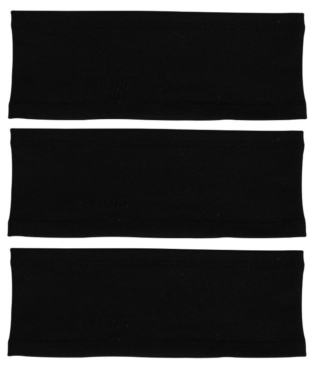 Testeira Headband Faixa de Cabeça HUPI Prime Kit 03 Preto