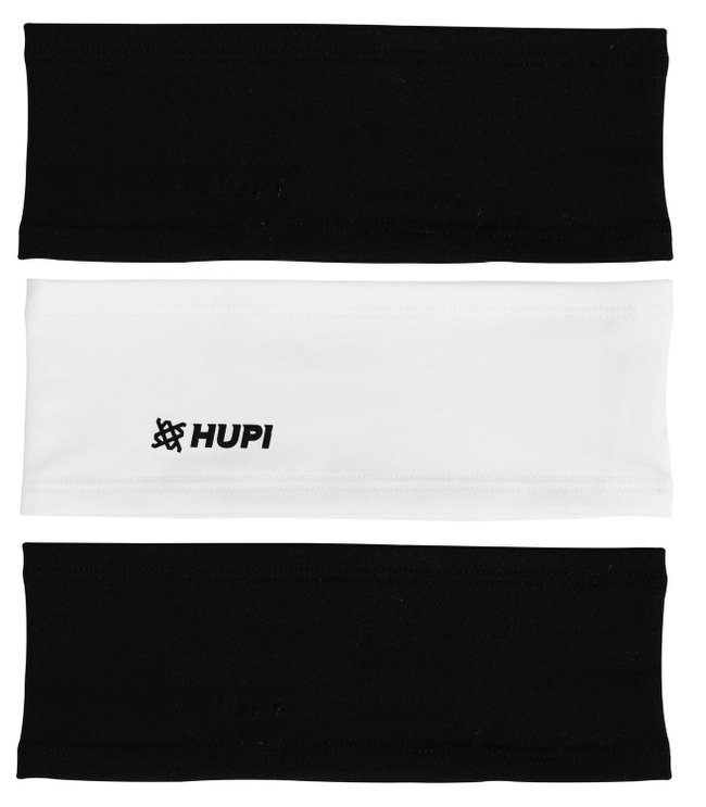 Testeira Headband Faixa de Cabeça HUPI Prime Kit 03 Preto e Branco