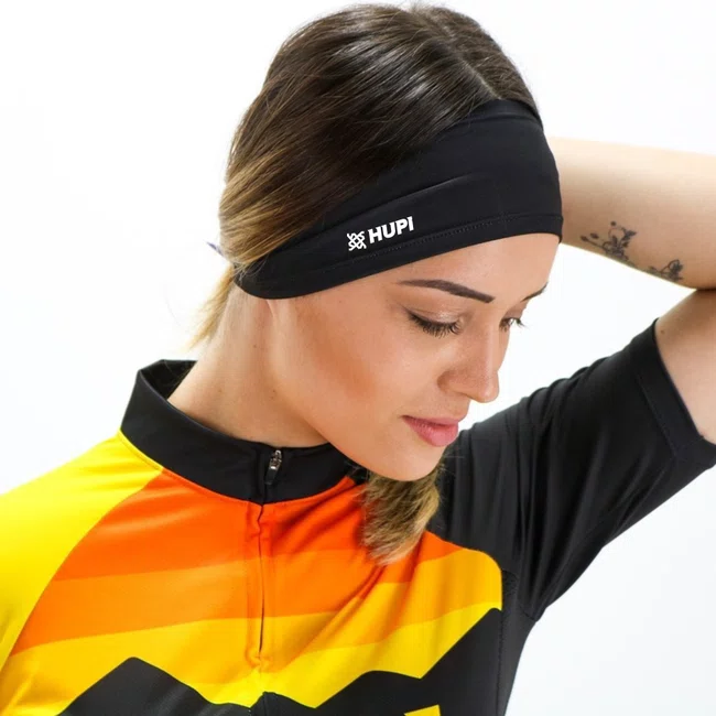Testeira HeadBand Preto Liso HUPI