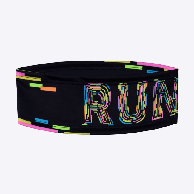 Testeira HUPI HeadBand Run Color - Preta