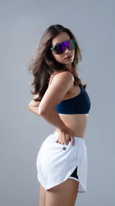 Top HUPI Pulse Azul Marinho