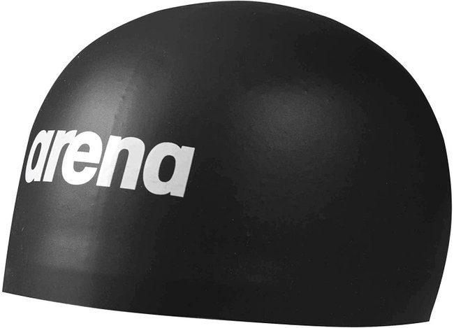Touca de Natação Arena 3D Soft Preto
