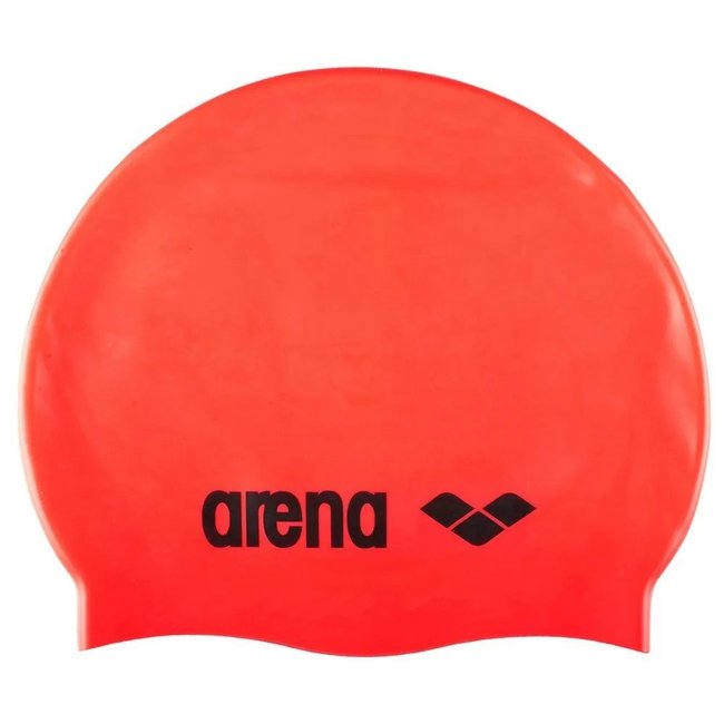 Touca de Natação Arena Classic Silicone  Vermelho