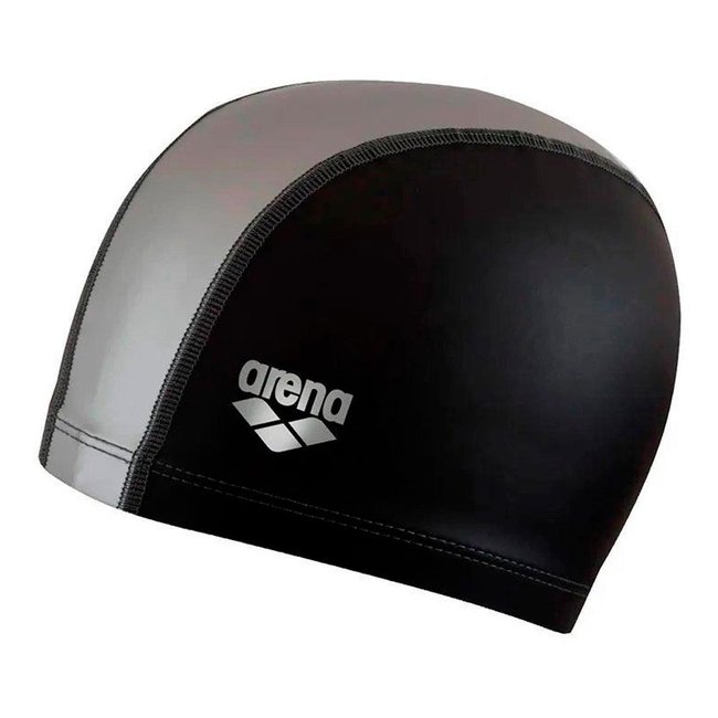 Touca de Natação Arena Light Sensation  Preto e Prata