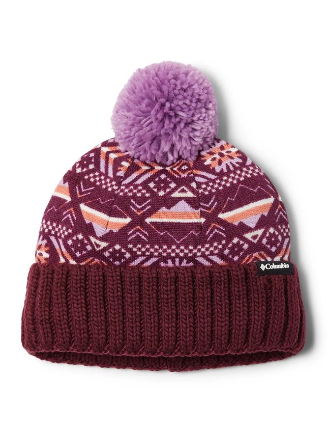 Gorro Columbia Sweater Weather Pom Roxo