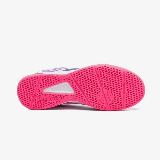 Chuteira Futsal Umbro Pro 5 Bump Club Branco e Preto