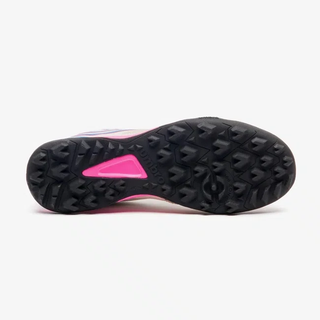 Chuteira Society Umbro Pro 5 Bump Club Masculina Bege e Rosa