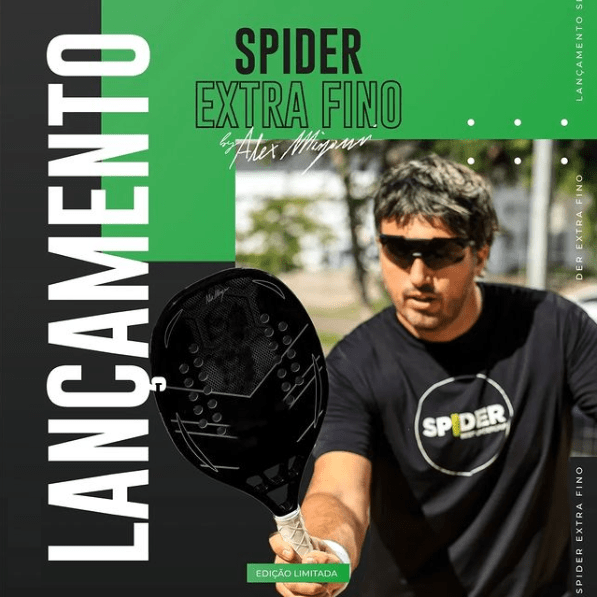 Undergrip Spider para Raquetes Extra Fino Sem Copo Preto