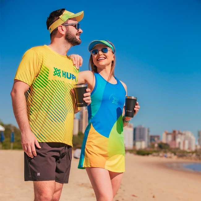 Vestido Padel / Beach Tennis Com Shorts Poliéster HUPI Aria