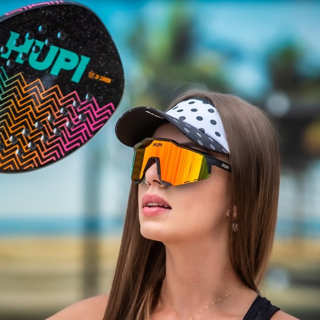 Viseira Beach Tennis HUPI Branco/Preto