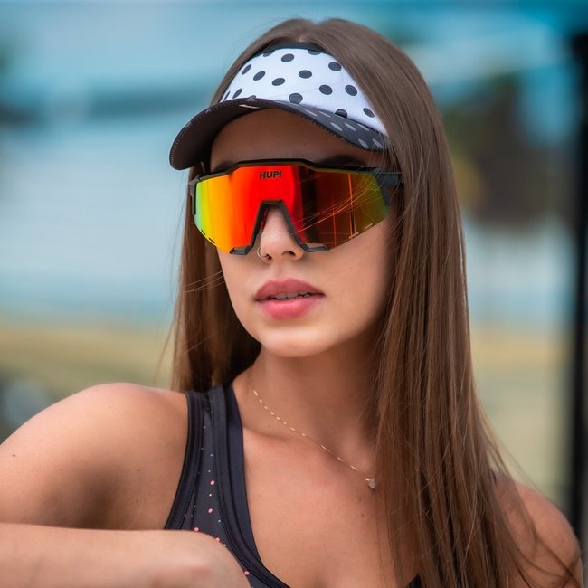 Viseira Beach Tennis HUPI Branco/Preto