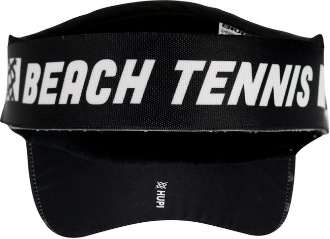 Viseira Beach Tennis HUPI Branco/Preto
