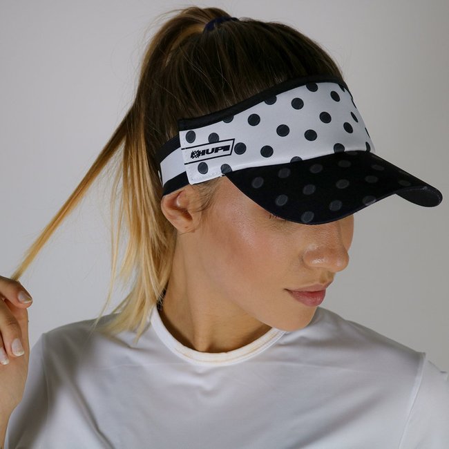 Viseira Beach Tennis HUPI Branco/Preto