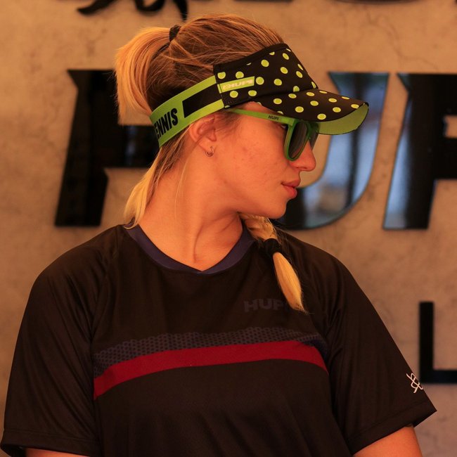 Viseira Beach Tennis HUPI Preto/Verde