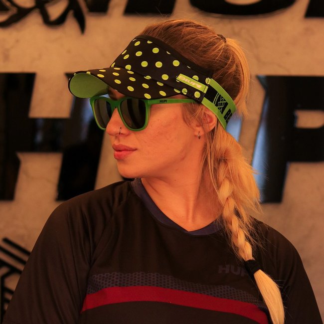 Viseira Beach Tennis HUPI Preto/Verde