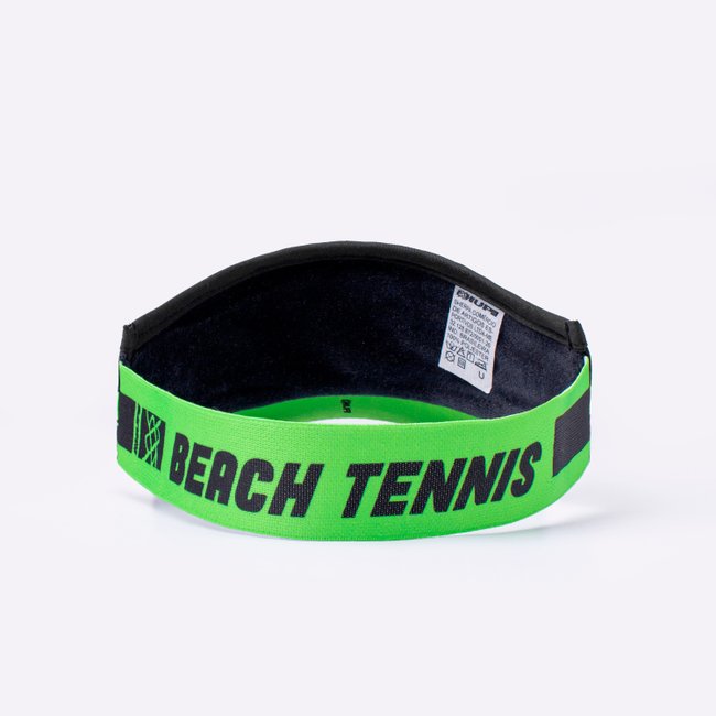 Viseira Beach Tennis HUPI Preto/Verde