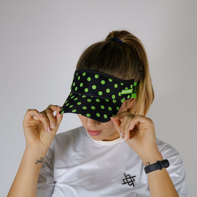 Viseira Beach Tennis HUPI Preto/Verde