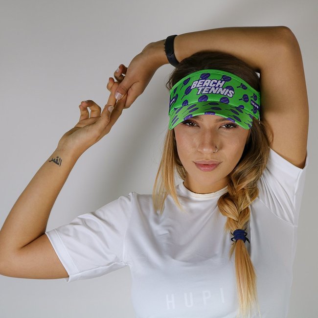 Viseira Beach Tennis HUPI Verde/Azul