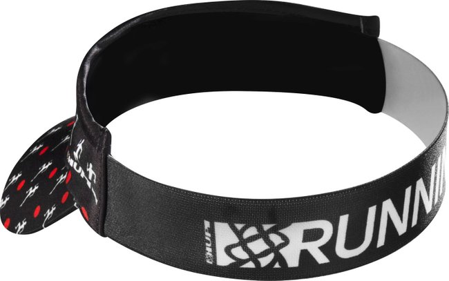 Viseira para Corrida HUPI Love Run Preto