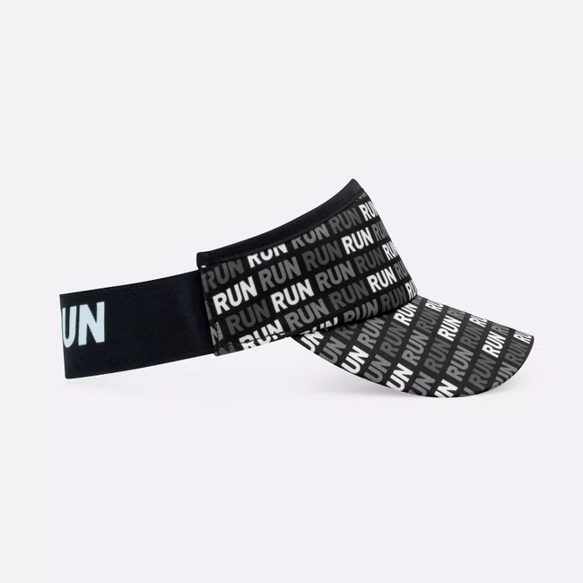 Viseira HUPI Run Loop Preto e Cinza
