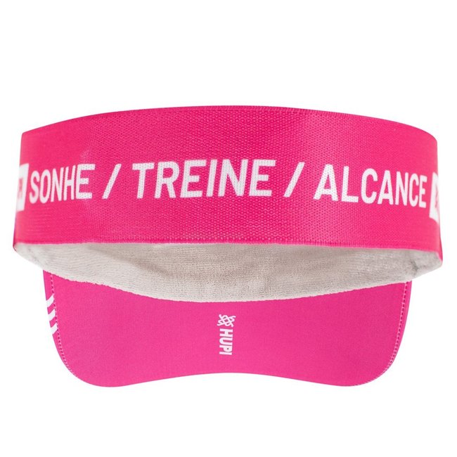 Viseira para Corrida HUPI 21k Element Rosa